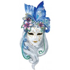 Art Deco Lady Butterfly Venetian Mask Sculpture Wall Decor *GREAT HOLIDAY GIFT!   332758057145